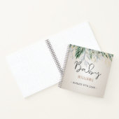 Neutrale Greenery Personalized Memory Baby Book Notitieboek (Binnen)