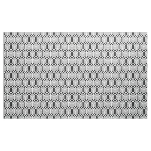Neutrale grijze afdrukstructuur stof (Yard (91,4 cm))
