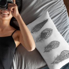 Neutrale grijze verdamper decoratief kussen