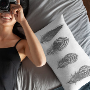 Neutrale grijze verdamper decoratief kussen