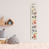 Neutrale groeikaart van Cute Woodland Animals Poster