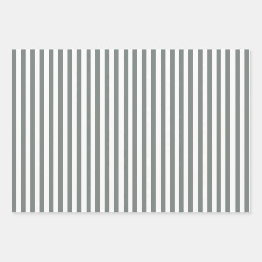 Neutrale groene bundel kerst inpakpapier vel (Voorkant)