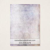 Neutrale Grunge Earring Holder Display Kaart (Achterkant)