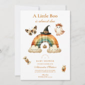 Neutrale Halloween Baby Shower Kaart (Voorkant)