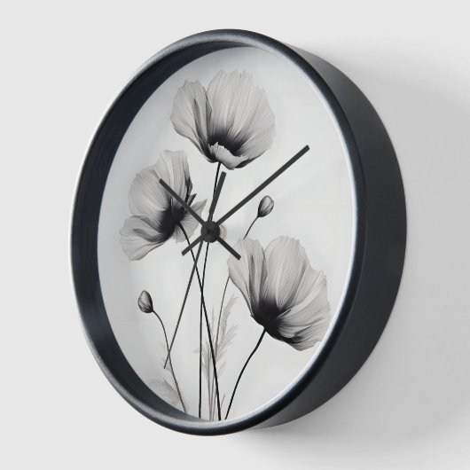 Neutrale heldere witte klaprozen bloemen van Ava (Hoek)