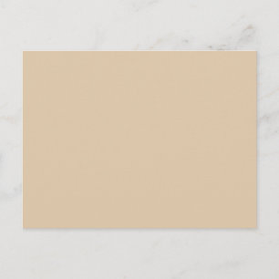 Neutrale huidplooi in beige vaste kleur achtergron briefkaart