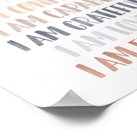 Neutrale I ben Bevestigingen voor kinderen Poster (Hoek)