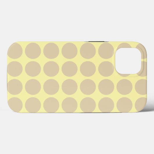 Neutrale Ivory Cream-Stippen Case-Mate iPhone Case (Achterkant (horizontaal))