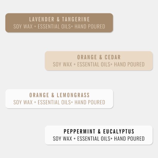 Neutrale Kaars Tamper-proof Zegel Assorted Labels (Groep)