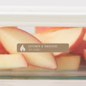 Neutrale kaars verzegeling met logo labels (Aangebracht)