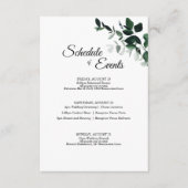 Neutrale Kaart voor botanische bruiloft (Voorkant)