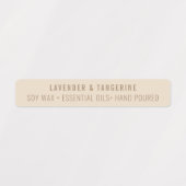 Neutrale kandelen voor zeegelmerken die geen hout  labels (Design 1)