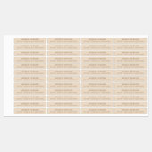 Neutrale kandelen voor zeegelmerken die geen hout  labels (Vel)