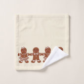 Neutrale Kerst Kerstbrood Badhanddoeken Set Cadeau Bad Handdoek (Wasdoekje)