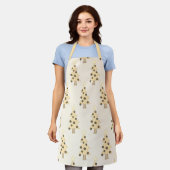 Neutrale kerstbomen Apron Schort (Gedragen)