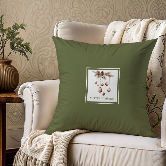Neutrale Kerstkussen Cadeau voor Moeder Vader Kussen (Neutral Christmas Pillow Gift for Mom Dad)
