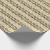 Neutrale kerstsnowflake moderne winter cadeaupapier (Hoek)