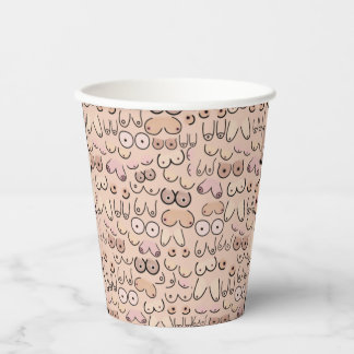 neutrale klassieke beige papierbekerbekerbekerbeke papieren bekers