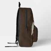 Neutrale kleur Pop art kranen Bedrukte Rugzak (Links)