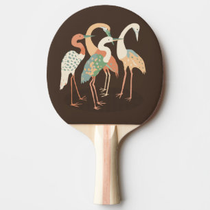 Neutrale kleur Pop art kranen Tafeltennisbatje