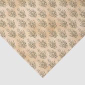 Neutrale kleuren botanisch tissuepapier (Detail)