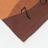 Neutrale kleuren Maandelijkse Milestone Baby Blank Fleece Deken (Hoek)