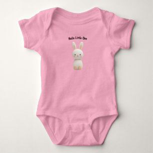 Neutrale Konijn Baby Bodysuit – Cadeau voor Pasgeb
