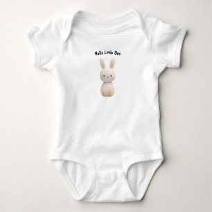 Neutrale Konijn Baby Bodysuit – Cadeau voor Pasgeb
