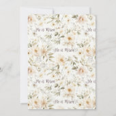 neutrale lamp | uitnodiging voor het paasprogramma (Achterkant)