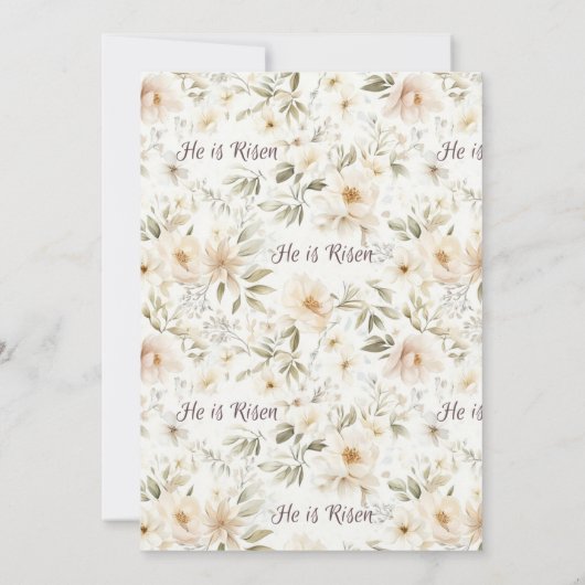 neutrale lamp | uitnodiging voor het paasprogramma (Achterkant)