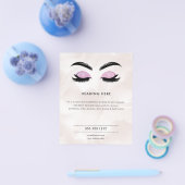 Neutrale Lash / Brow Artist Flyer | Je hebt mijn d (Enkel)