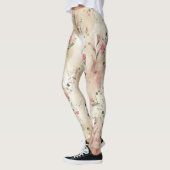 Neutrale leggings Elegant Botanische  in het najaa (Links)