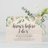 Neutrale lente-bruiloft repetitie binnenste uitnod kaart (Staand voorkant)