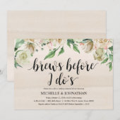 Neutrale lente-bruiloft repetitie binnenste uitnod kaart (Voorkant / Achterkant)