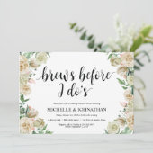 Neutrale lente-bruiloft repetitie binnenste uitnod kaart (Staand voorkant)