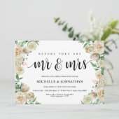 Neutrale lente bruiloft repetitie diner uitnodigin kaart (Staand voorkant)