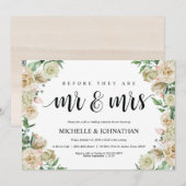 Neutrale lente bruiloft repetitie diner uitnodigin kaart (Voorkant / Achterkant)