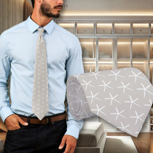 Neutrale lichte buisjes gevlekt Stropdas