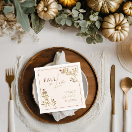 Neutrale Liefde op het Eerste Gezicht Herfstloof B Servet