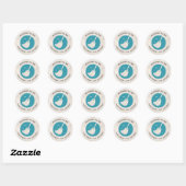 Neutrale logo sticker voor schoonmaakdiensten (Vel)