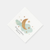 Neutrale Maan en Sterren Papier Servet (Hoek)