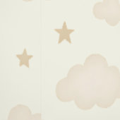 Neutrale Maan & Sterren Kwekerij Behang Zacht Beig (Zoom)
