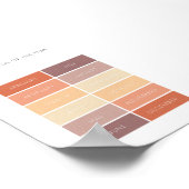 Neutrale maanden van het jaar poster (Hoek)