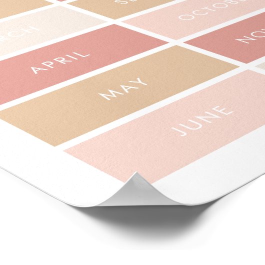 Neutrale maanden van het Poster van het Klasslokaa (Hoek)