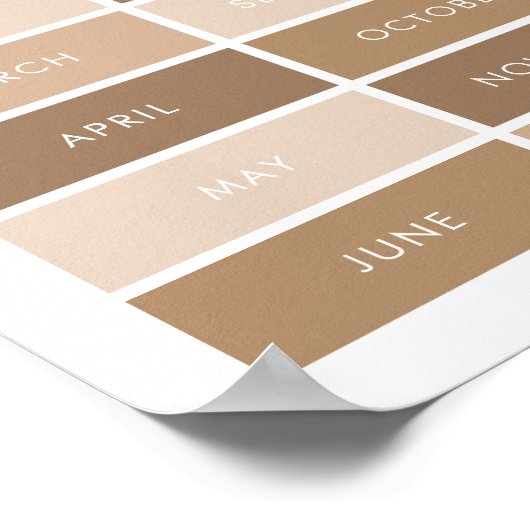 Neutrale maanden van het Poster van het Klasslokaa (Hoek)