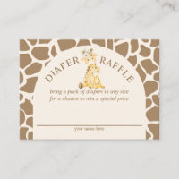 Neutrale Mama en Baby Giraffe Luierspotterij