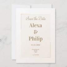 Neutrale minimale beige bruiloft