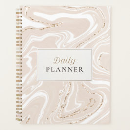 Neutrale minimalistisch dagplan planner