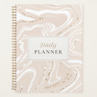 Neutrale minimalistisch dagplan planner