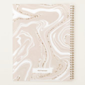 Neutrale minimalistisch dagplan planner (Achterkant)